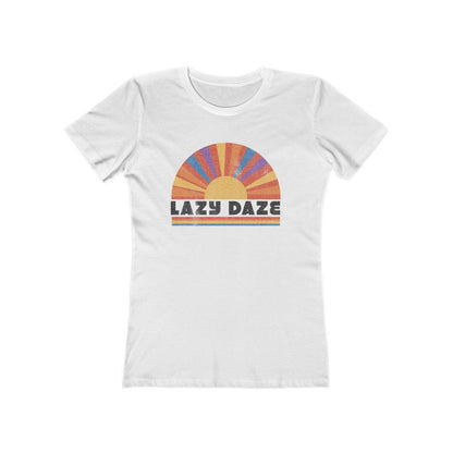 Lazy Daze Curvy Boyfriend Tee