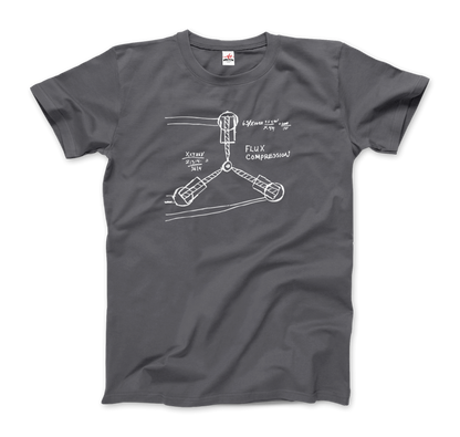 Flux Capacitor Sketch from Back to the Future T-Shirt