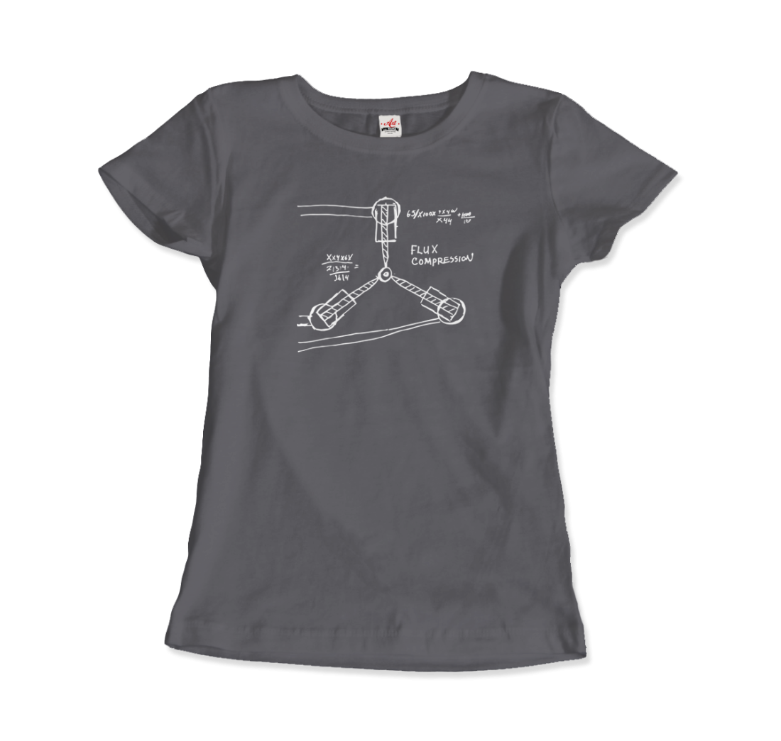 Flux Capacitor Sketch from Back to the Future T-Shirt