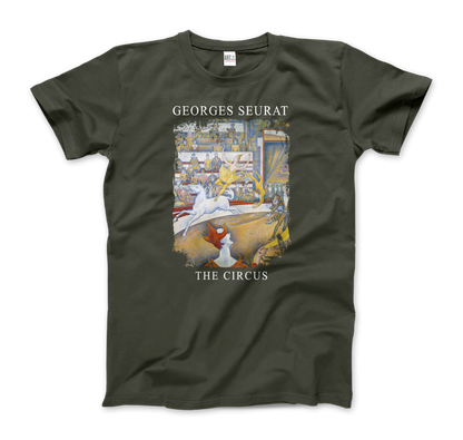Georges Seurat - The Circus Artwork T-Shirt-4