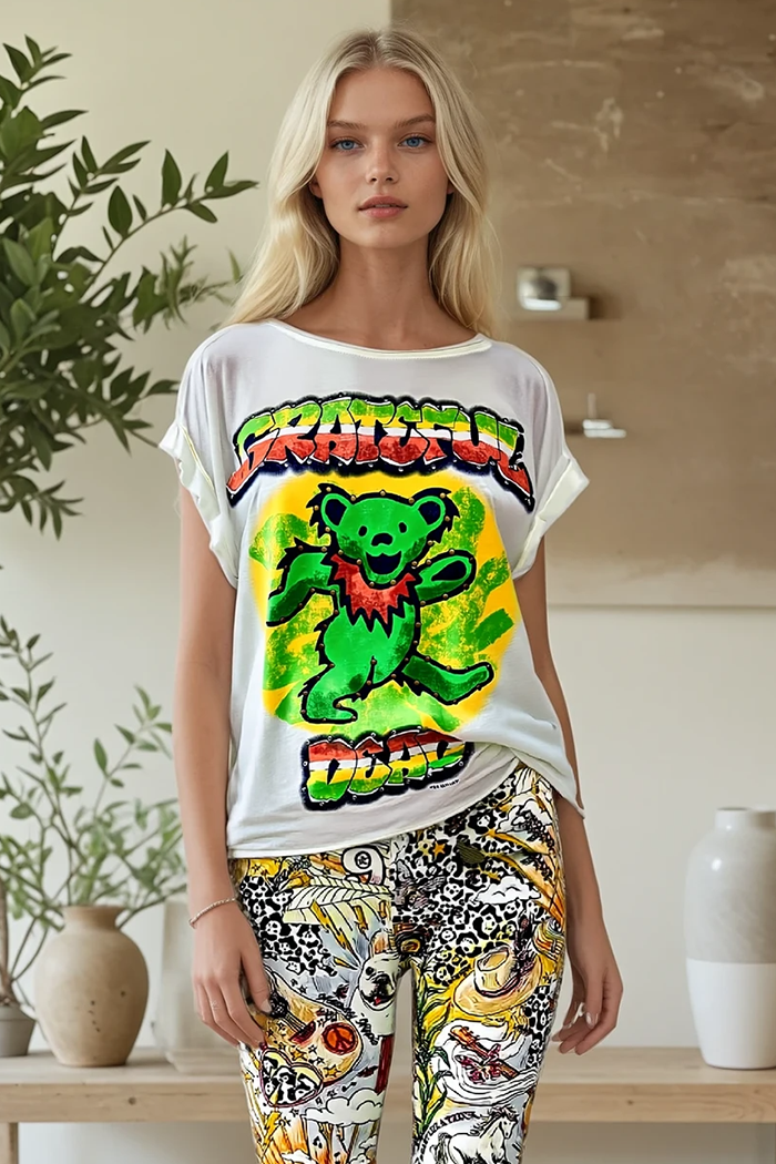 Grateful Dead Marching Bear Tee-3