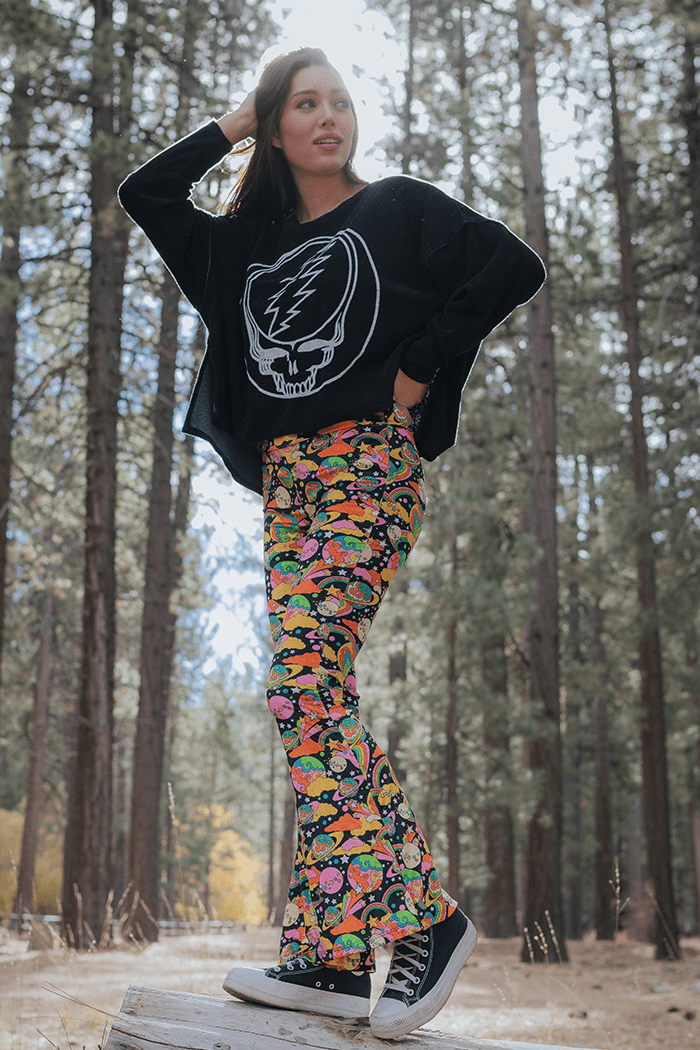 Grateful Dead Stealie Oversized Long Sleeve Top-2