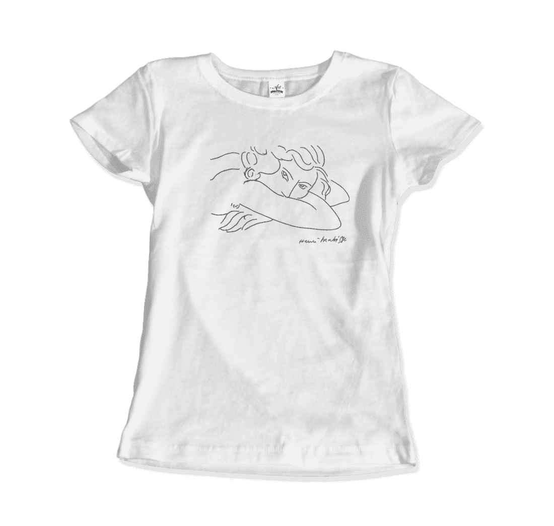 Henri Matisse Young Woman With Face Buried in Arms Artwork T-Shirt-3