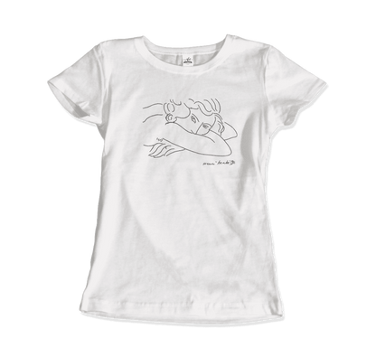 Henri Matisse Young Woman With Face Buried in Arms Artwork T-Shirt-3