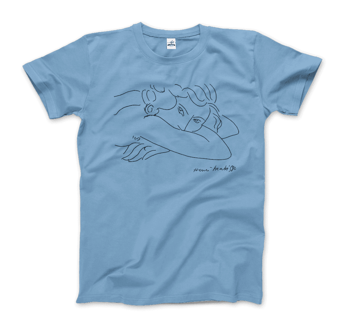 Henri Matisse Young Woman With Face Buried in Arms Artwork T-Shirt-5