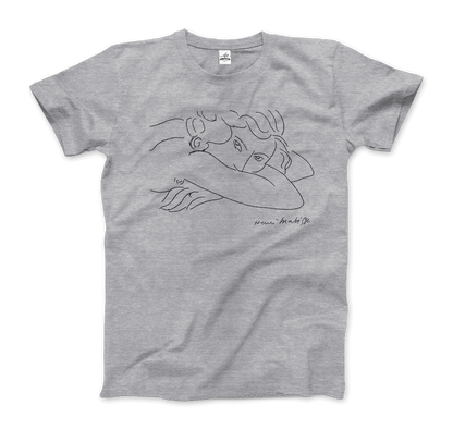 Henri Matisse Young Woman With Face Buried in Arms Artwork T-Shirt-4