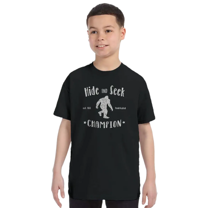Hide and Seek Champion - Bigfoot T-Shirt-15