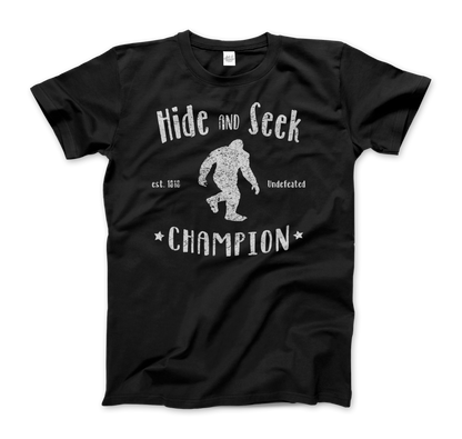 Hide and Seek Champion - Bigfoot T-Shirt-0
