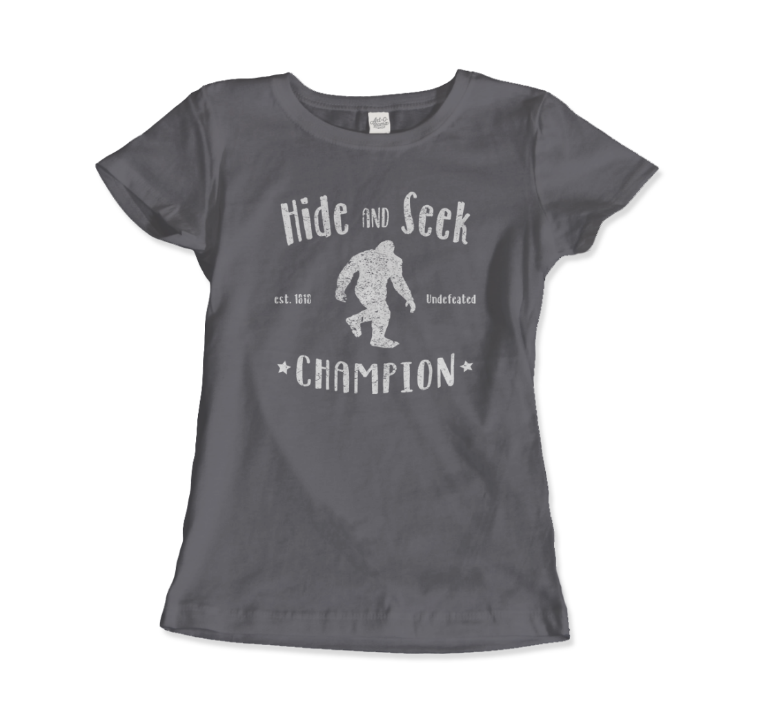 Hide and Seek Champion - Bigfoot T-Shirt-12