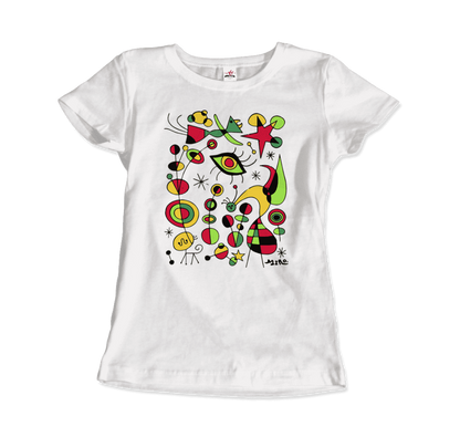 Joan Miro Peces de Colores (Colorful Fish) Artwork T-Shirt-2