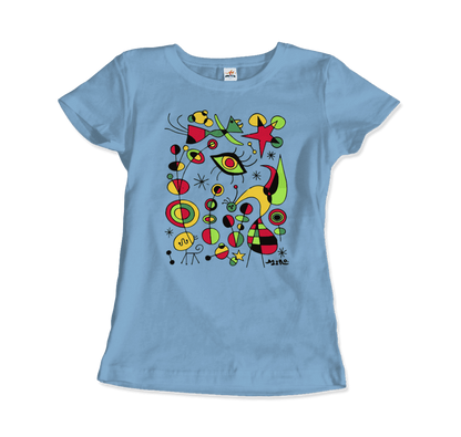 Joan Miro Peces de Colores (Colorful Fish) Artwork T-Shirt-6