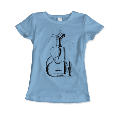 Juan Gris The Guitar 1912 Artwork T-Shirt-8