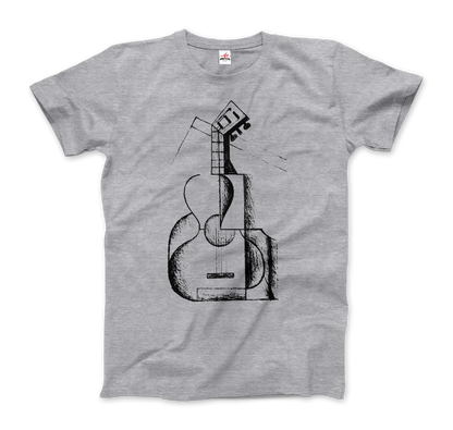 Juan Gris The Guitar 1912 Artwork T-Shirt-0