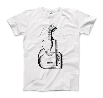 Juan Gris The Guitar 1912 Artwork T-Shirt-3