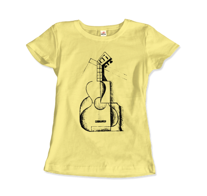 Juan Gris The Guitar 1912 Artwork T-Shirt-7