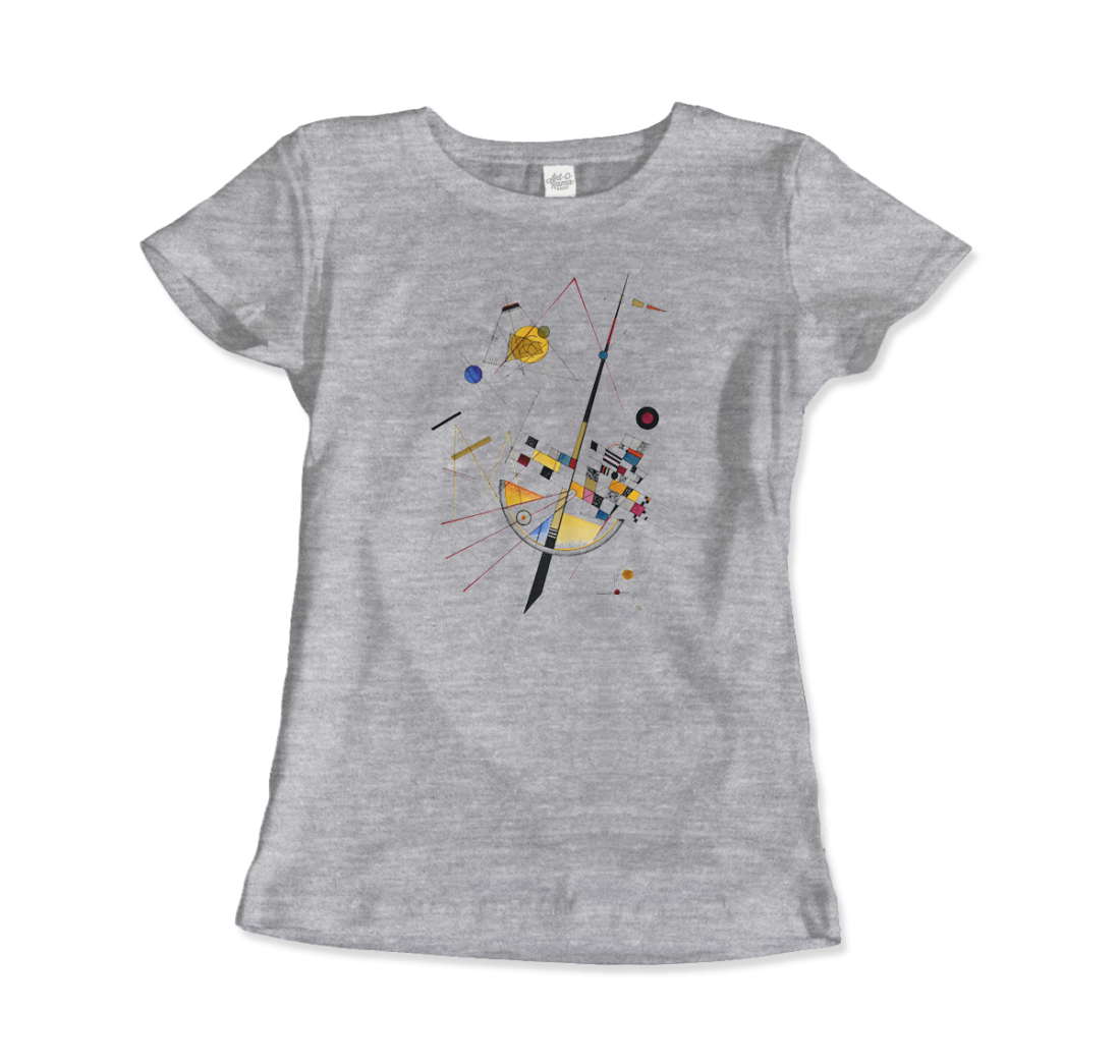 Kandinsky - Delicate Tension. No. 85 1923 Artwork T-Shirt-10
