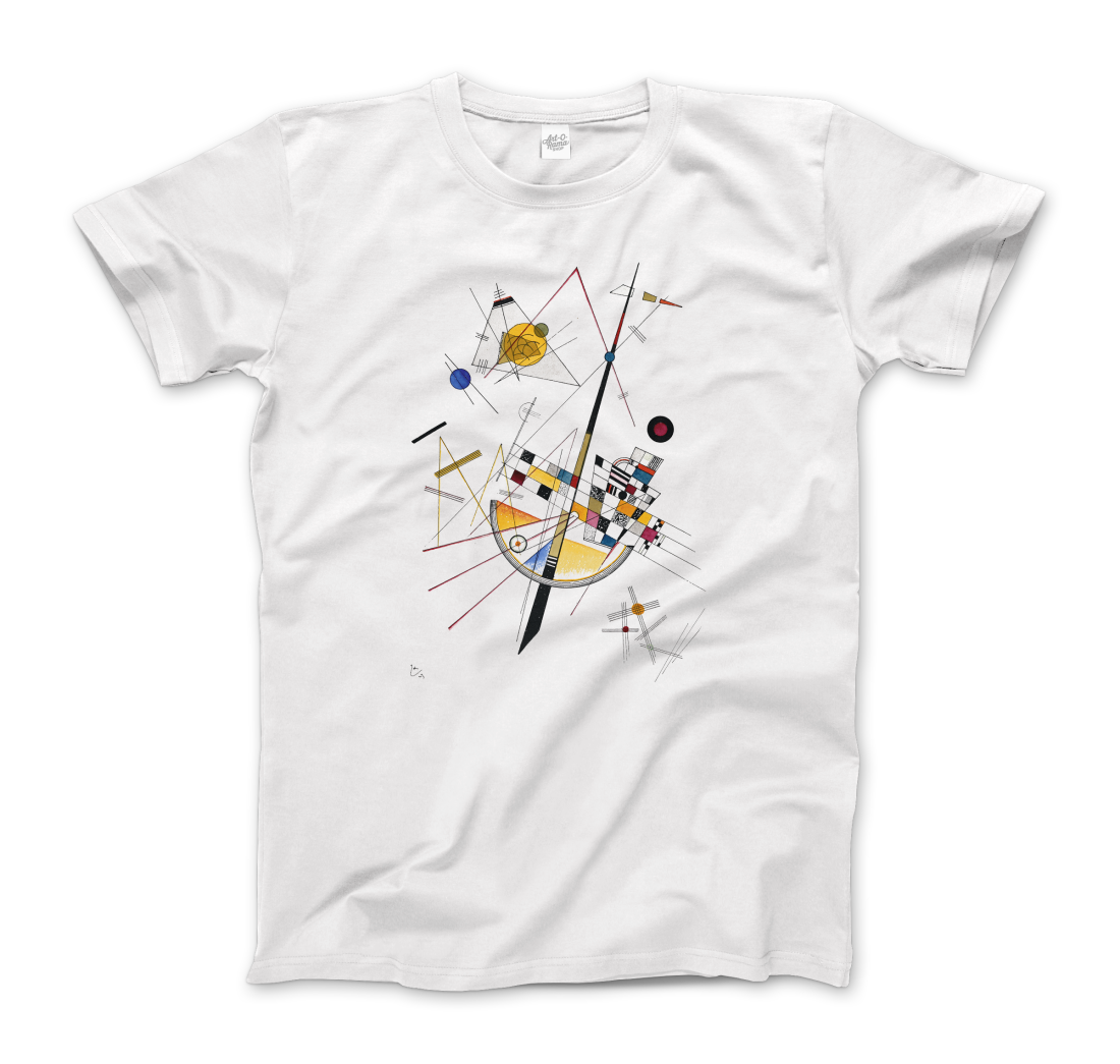 Kandinsky - Delicate Tension. No. 85 1923 Artwork T-Shirt-0