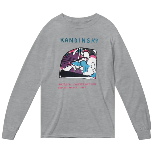 Kandinsky - Jusqu'a l'abstraction 1960 Artwork Long Sleeve Shirt-0