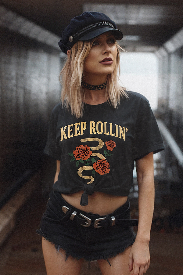 Keep Rollin’ Cloud Tee