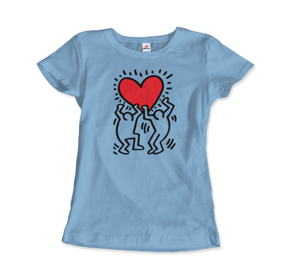 Men Holding Heart Icon, Street Art T-Shirt-8