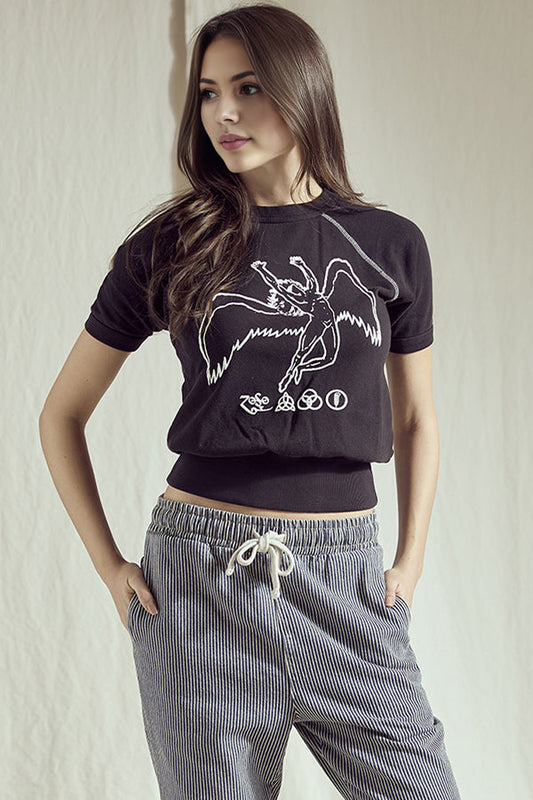 Black Led Zeppelin Icarus Raglan-0