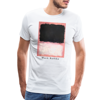 Mark Rothko - Untitled, Pink, Black and White Art T-Shirt