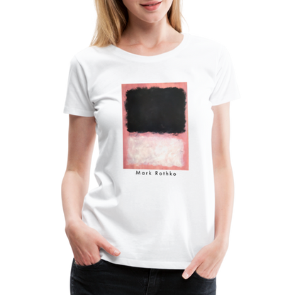 Mark Rothko - Untitled, Pink, Black and White Art T-Shirt
