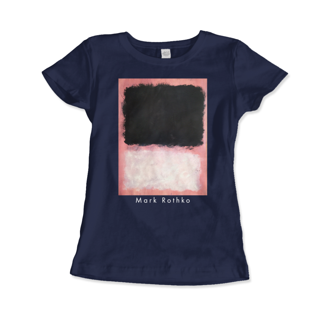 Mark Rothko - Untitled, Pink, Black and White Art T-Shirt