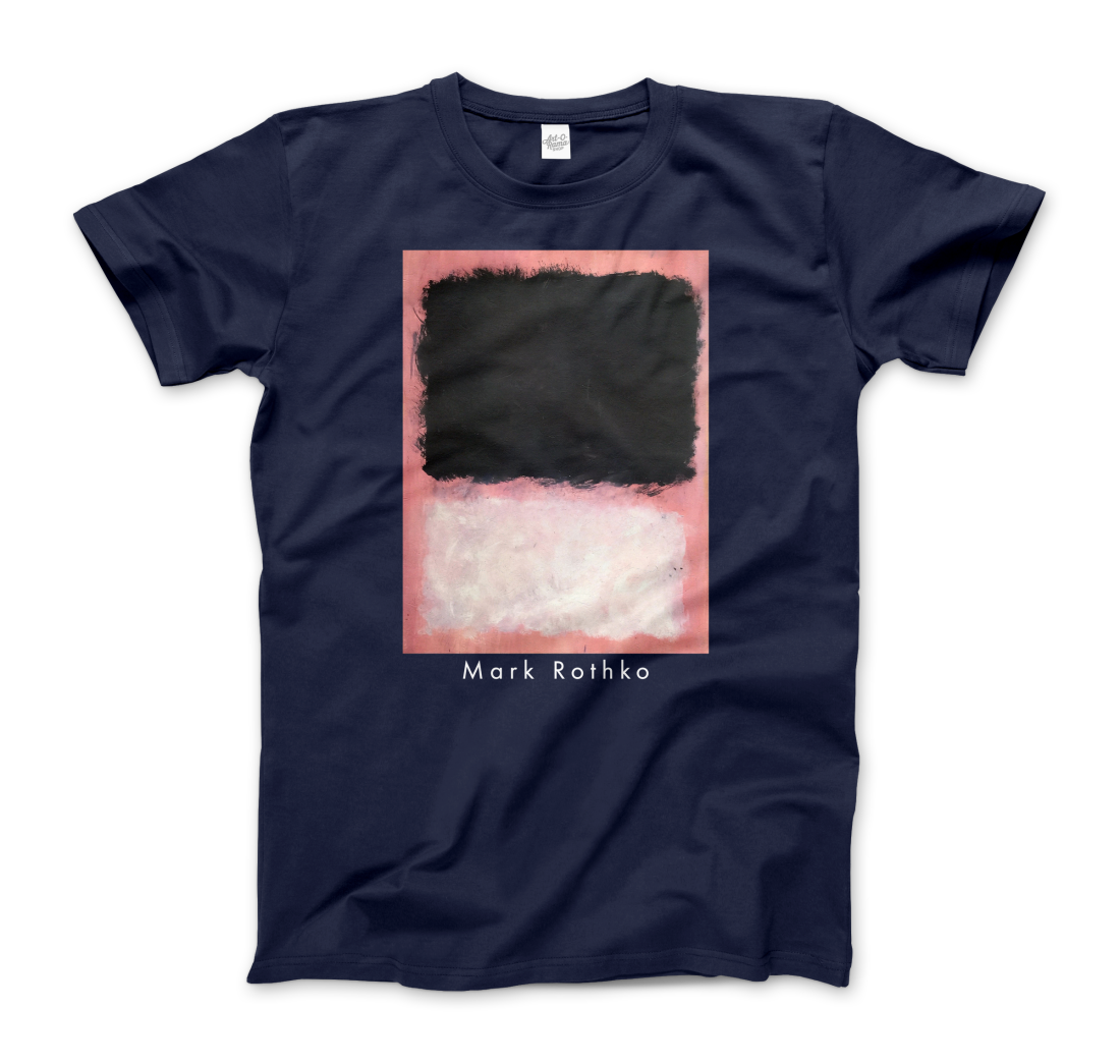 Mark Rothko - Untitled, Pink, Black and White Art T-Shirt