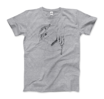 MC Escher Hand Drawing Hand Art T-Shirt-6