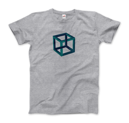 MC Escher Impossible Cube T-Shirt-5