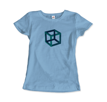 MC Escher Impossible Cube T-Shirt-8