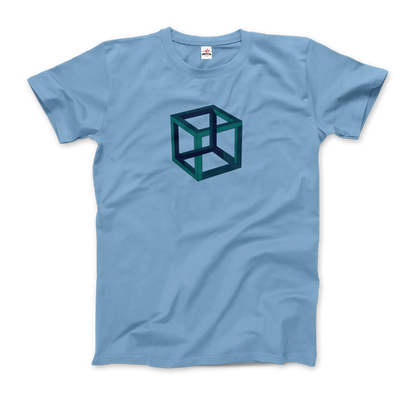 MC Escher Impossible Cube T-Shirt-6