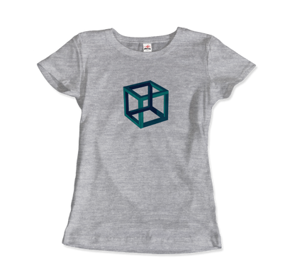 MC Escher Impossible Cube T-Shirt-7