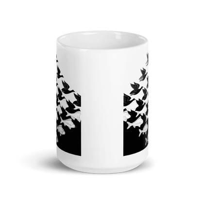 MC Escher Sky and Water I Art Mug-4