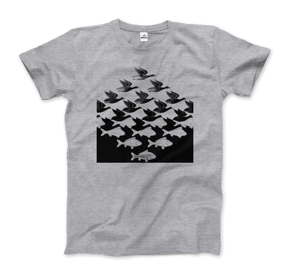 MC Escher Sky and Water I Art T-Shirt-4