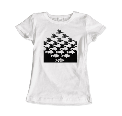 MC Escher Sky and Water I Art T-Shirt-3