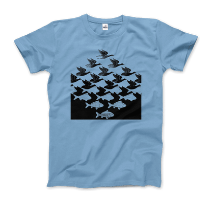 MC Escher Sky and Water I Art T-Shirt-5