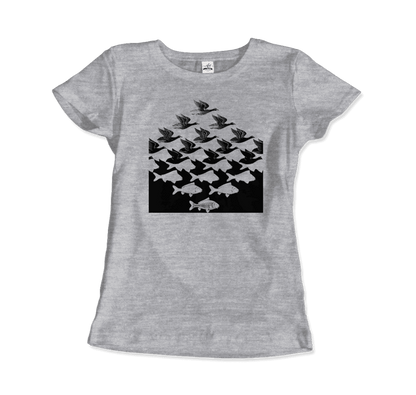 MC Escher Sky and Water I Art T-Shirt-6