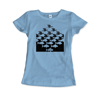 MC Escher Sky and Water I Art T-Shirt-7