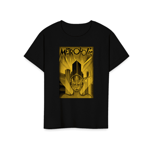 Metropolis - 1927 Movie Poster Reproduction in Oil Paint T-Shirt-20