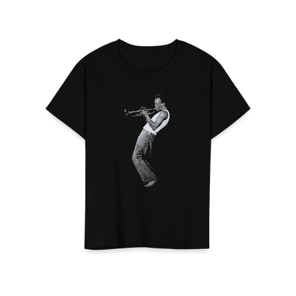 Miles Davis Playing his Trumpet Artwork T-Shirt-11