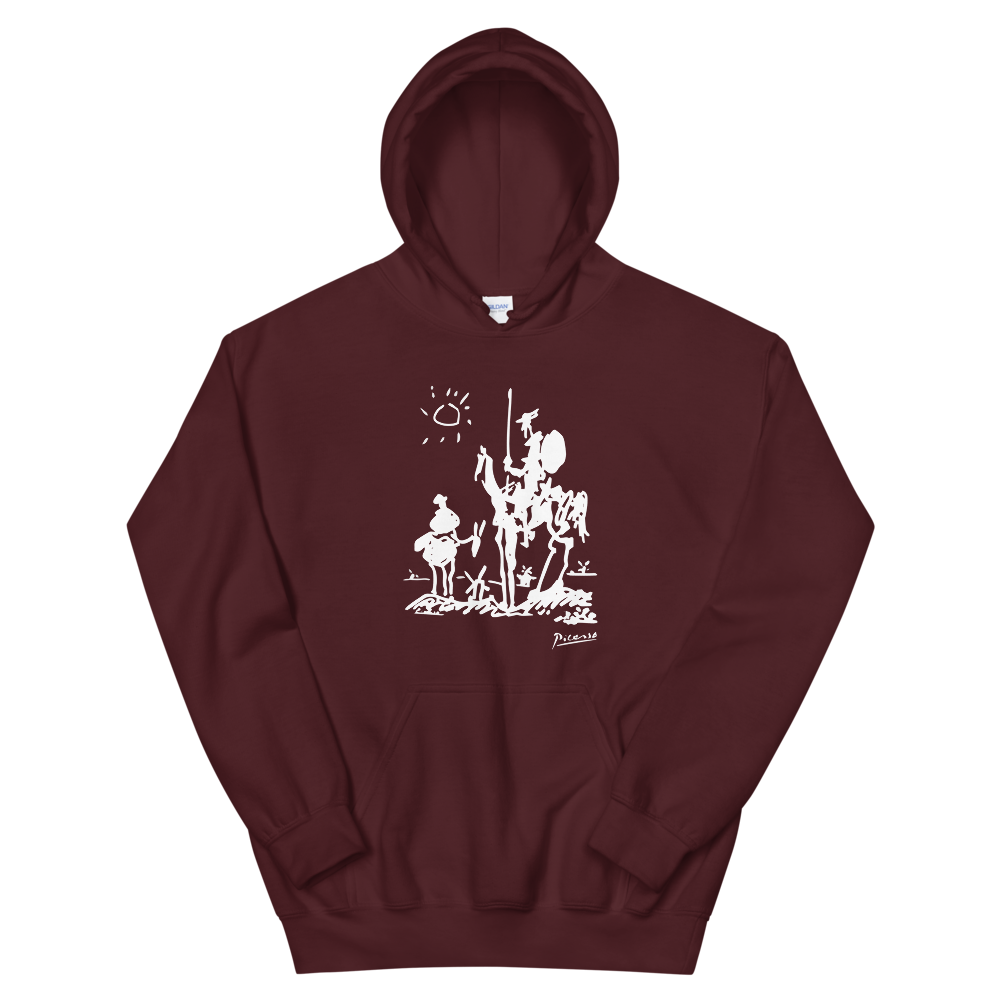 Pablo Picasso Don Quixote of La Mancha 1955 Artwork Unisex Hoodie-4