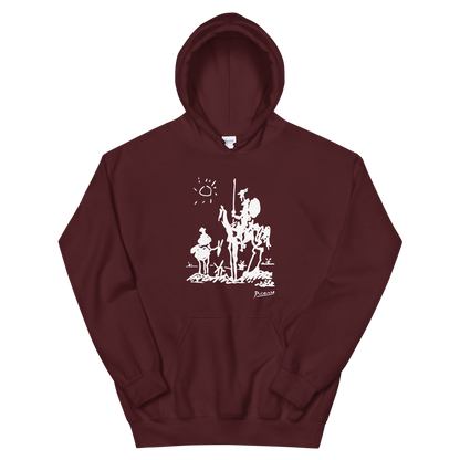 Pablo Picasso Don Quixote of La Mancha 1955 Artwork Unisex Hoodie-4