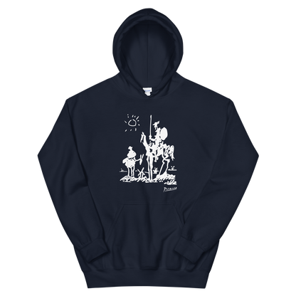 Pablo Picasso Don Quixote of La Mancha 1955 Artwork Unisex Hoodie-3