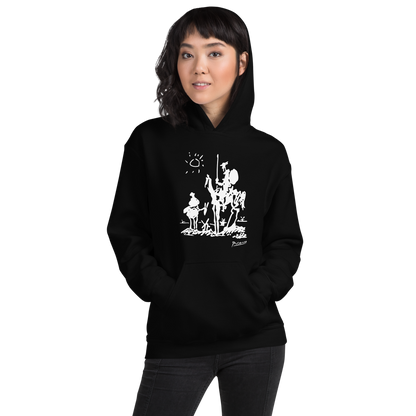 Pablo Picasso Don Quixote of La Mancha 1955 Artwork Unisex Hoodie-1