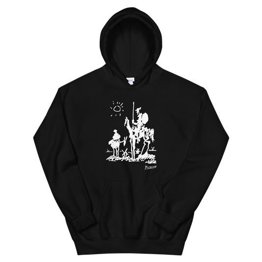 Pablo Picasso Don Quixote of La Mancha 1955 Artwork Unisex Hoodie-0