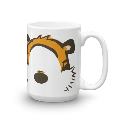 Calvin and Hobbes Faces Contour Mug-3