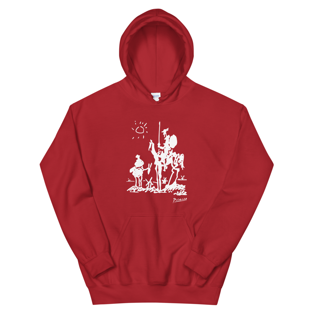 Pablo Picasso Don Quixote of La Mancha 1955 Artwork Unisex Hoodie-5