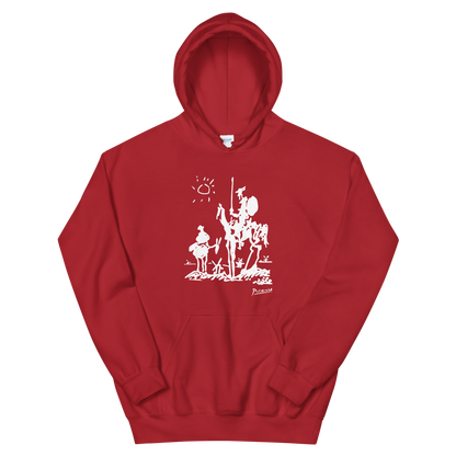 Pablo Picasso Don Quixote of La Mancha 1955 Artwork Unisex Hoodie-5